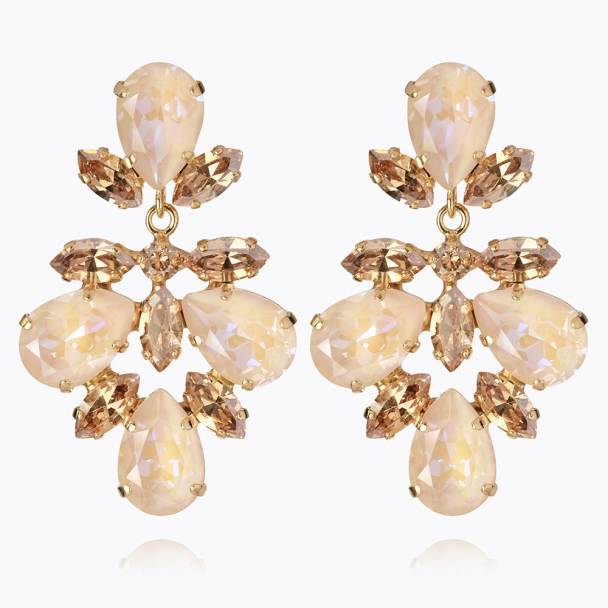 Selene earrings - Ivory Cream Delite