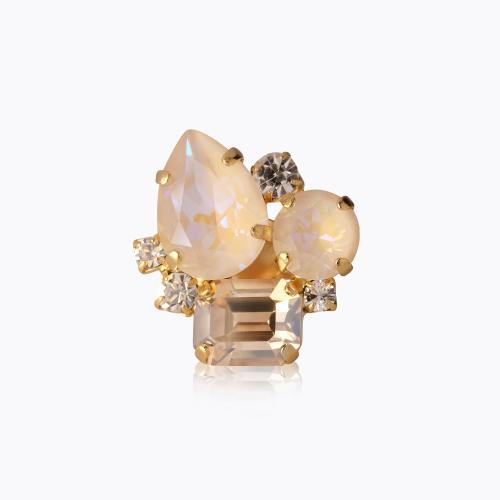 Angelina Ring Gold - Ivory Delite Combo