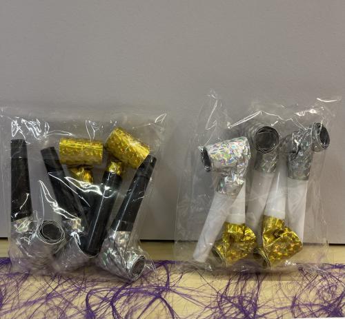 Fløyte party festhorn holografisk s/5