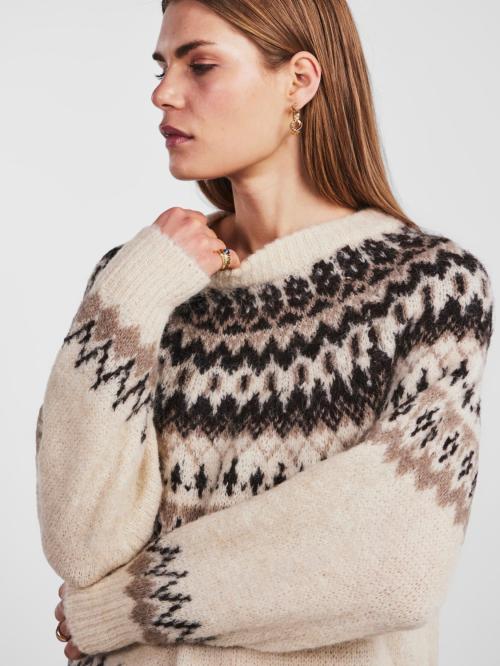 Y.A.S Latte Knit Pullover 