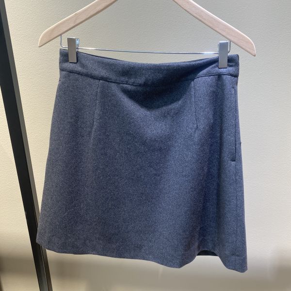 Mercy-Ula Mini Skirt Grey