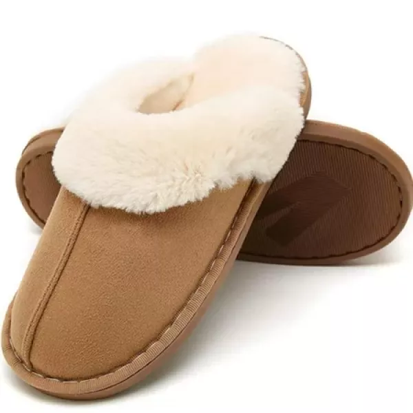 NOUVEAU Ladies Fur Slippers