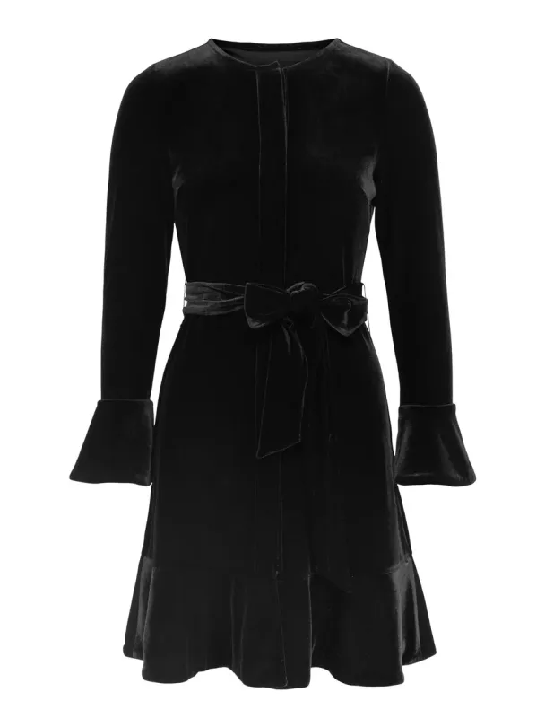 ELLA&IL Esther Velour Dress - Image 2