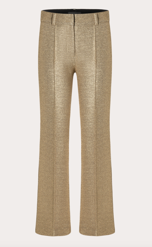 France Cropped Brushed Gold Pants |  France Cropped Brushed Gold Pants fra Cambio