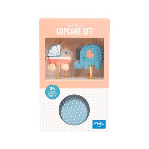 Muffinsformer m/sticks Baby 24 set  PME 