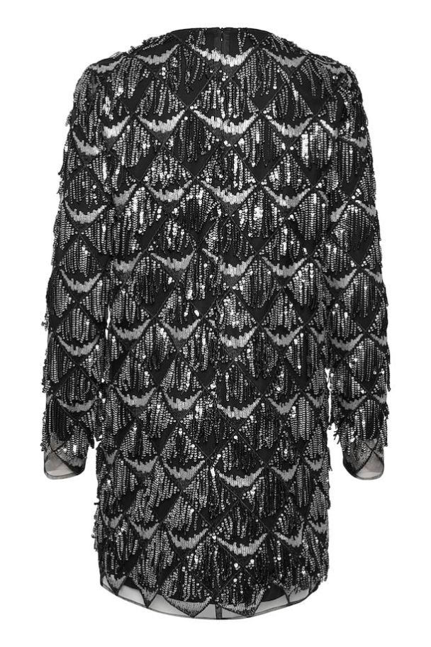 Yasna Short Dress - Black  - Image 4