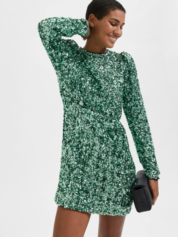 SELECTED FEMME Colyn Sequin Dress - Image 1