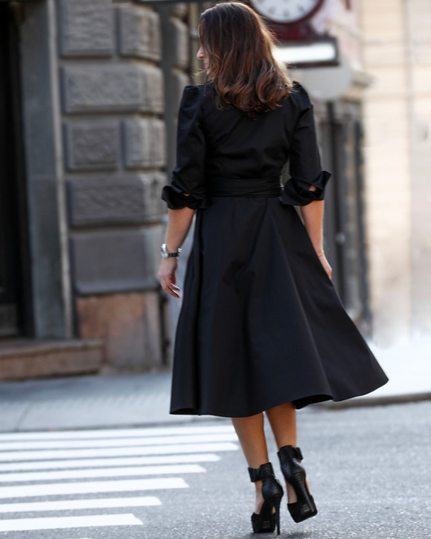 TILIJA DRESS - SORT - Image 2