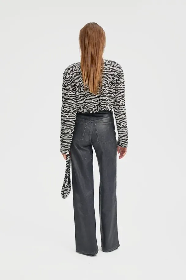 Zebray Short Jacket - Black Pearl Zebra - Image 2
