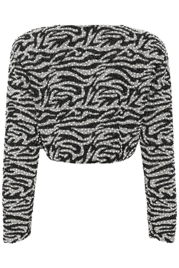 Zebray Short Jacket - Black Pearl Zebra - Image 4