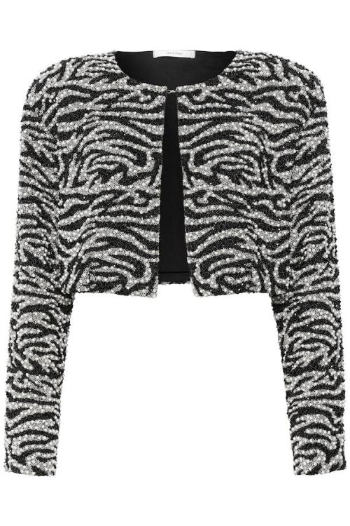 Zebray Short Jacket - Black Pearl Zebra
