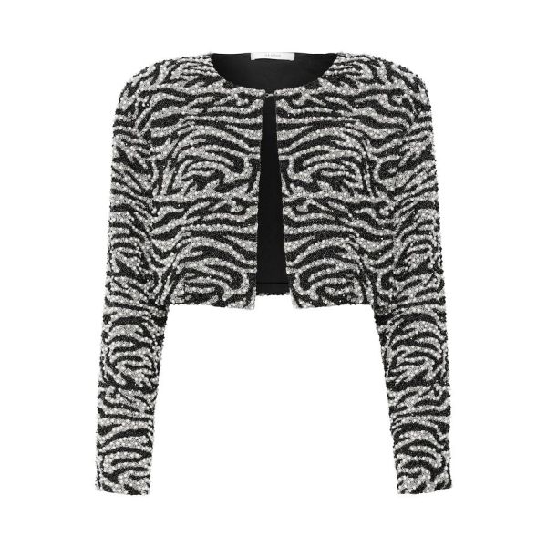 Zebray Short Jacket - Black Pearl Zebra