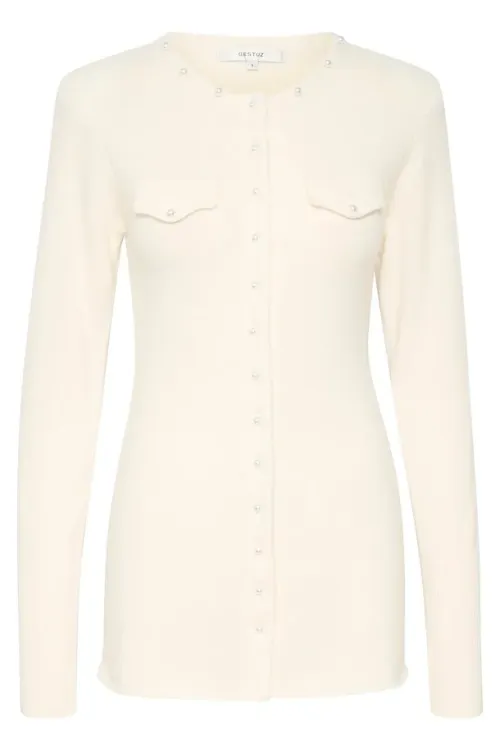 Manzi Wool Pearly Cardigan 