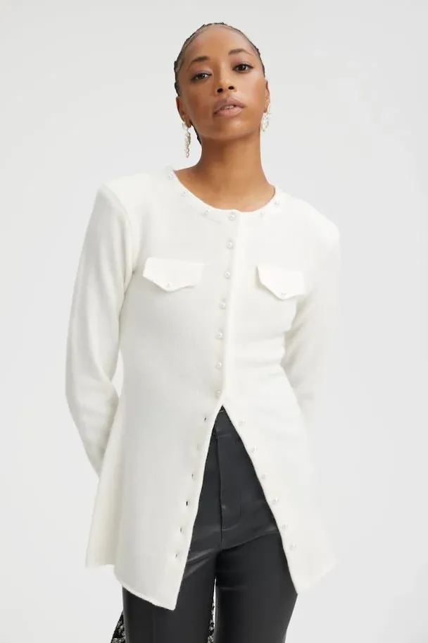 Manzi Wool Pearly Cardigan  - Image 5