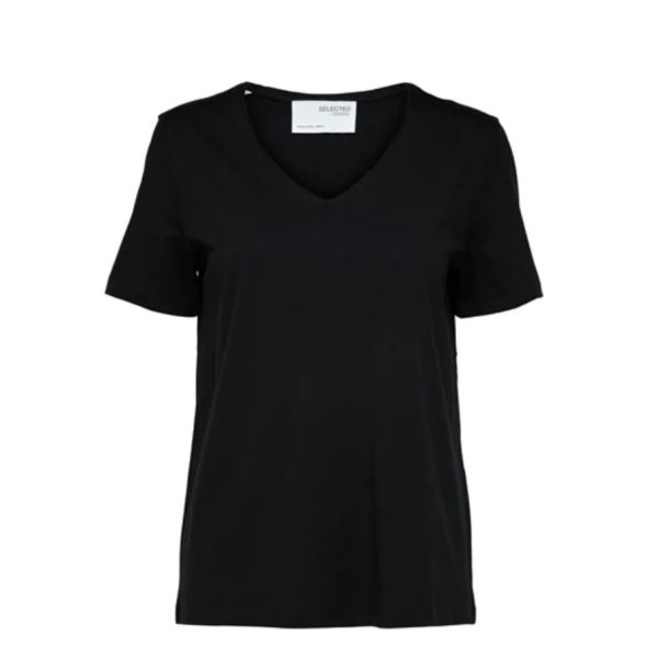 Essential  V-Neck Tee - Black 