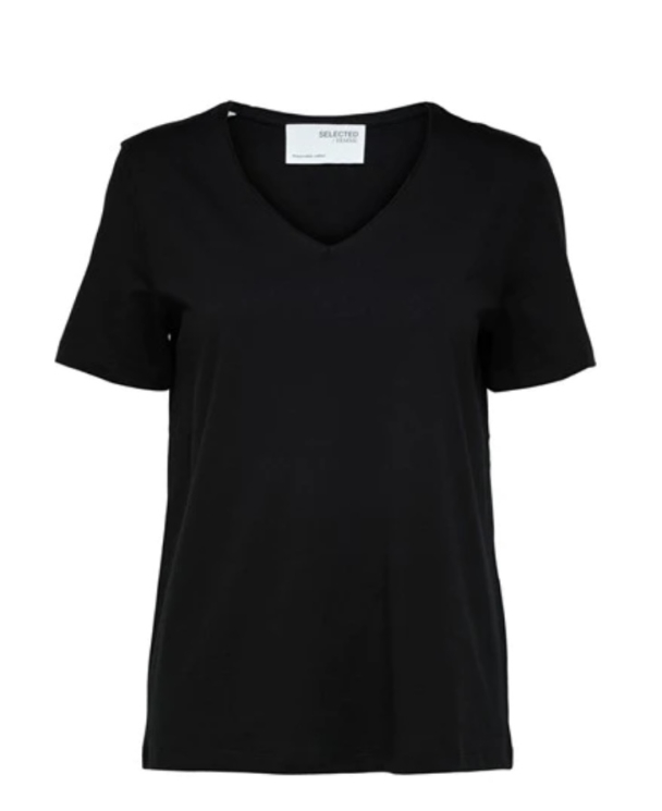 Essential  V-Neck Tee - Black 