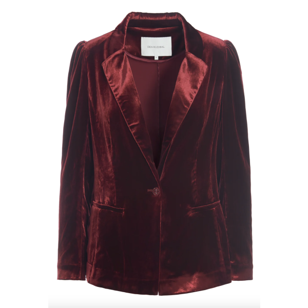 Falula Velvet Blazer Merlot  | Falula Velvet Blazer Merlot fra Dea Kudibal