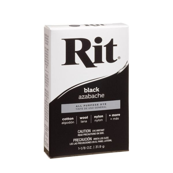 Rit Powder Dye Tekstilfarge 31,9g – Black