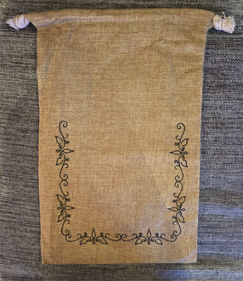 Gavepose av  JUT m/ sesonguavhengig trykk 23x33 cm