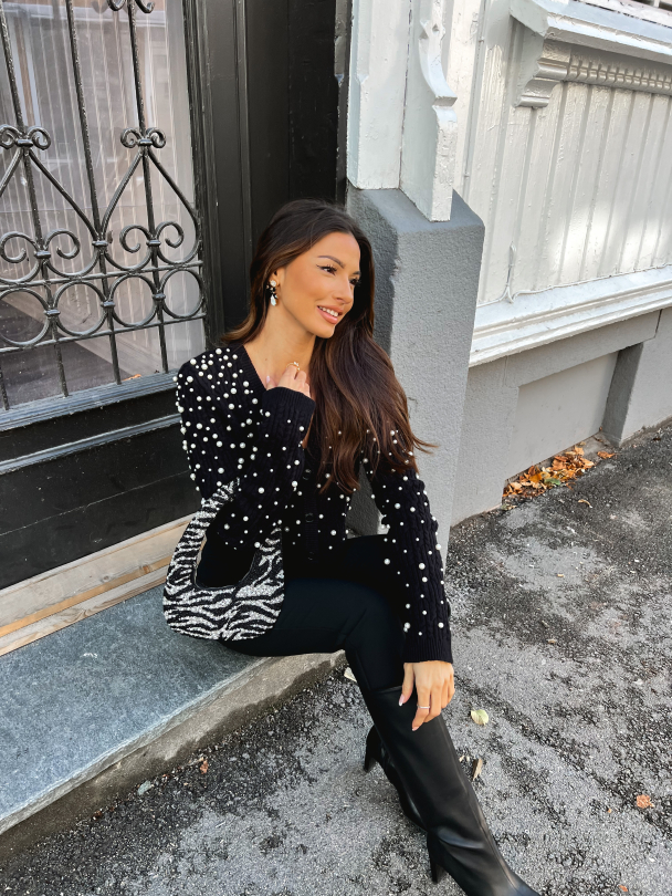 Olvia Cardigan - Black  - Image 6