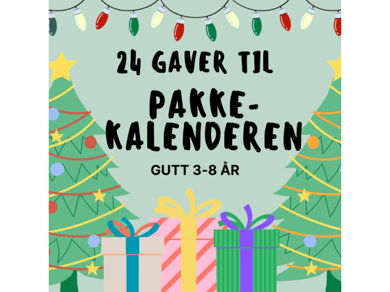 Pakkekalender gutt - 24 stk