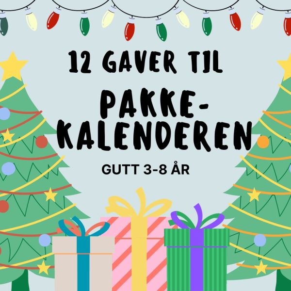 Pakkekalender gutt - 12 stk