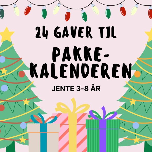 Pakkekalender jente - 24 stk