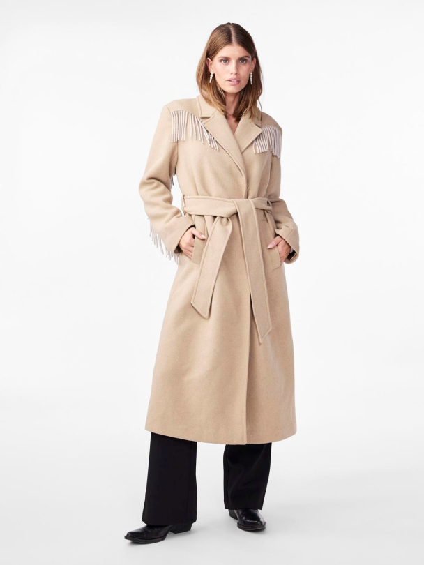 Y.A.S Firda Fringe Coat - Image 3