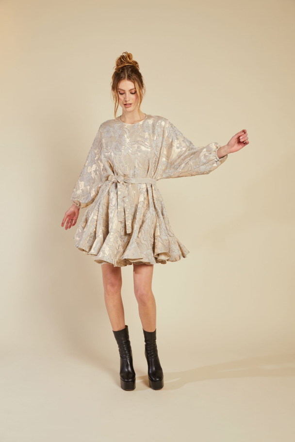 LINE OF OSLO Poppi Brocade Dress - Image 3