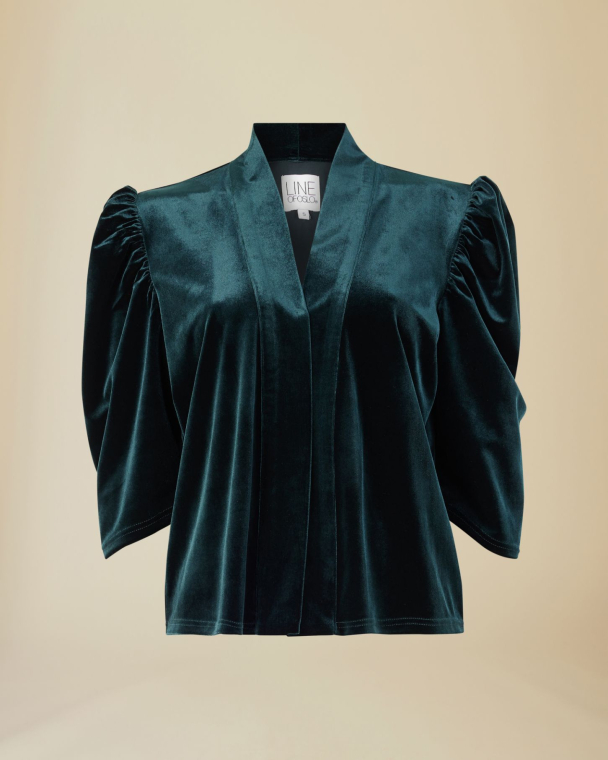 LINE OF OSLO Madison Velvet Blouse - Image 2