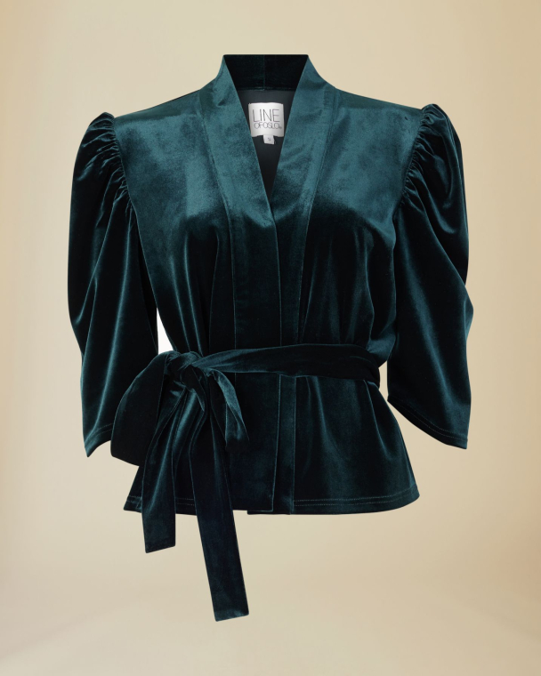 LINE OF OSLO Madison Velvet Blouse - Image 3