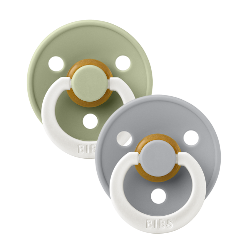 BIBS - COLOUR 2-PK GLOW SAGE/CLOUD