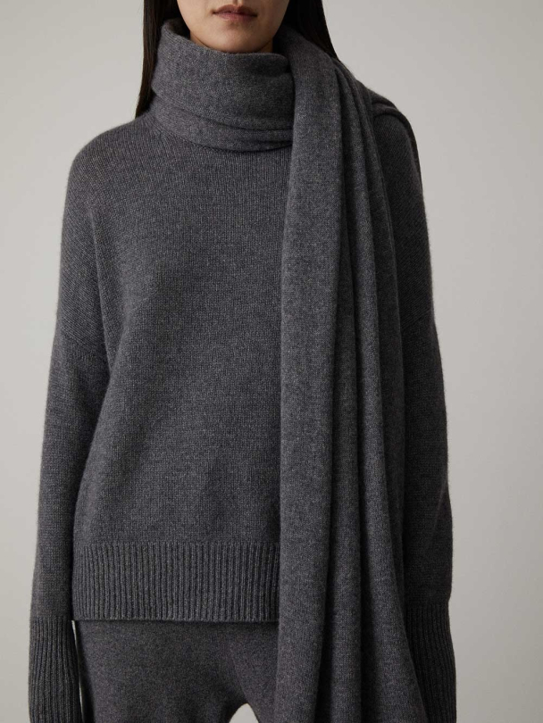 Paris Scarf Graphite - Image 2