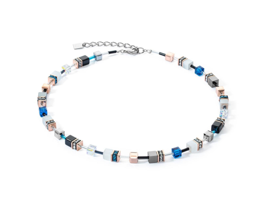 GEOCUBE Necklace Iconic Capri Blue