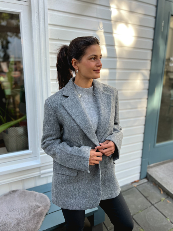 Sera Blazer - Grey Melange  - Image 4