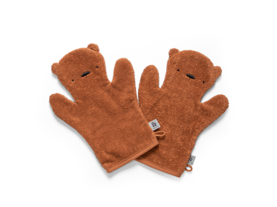 3 pk kluter - Bamse, Sweet Tea Brown