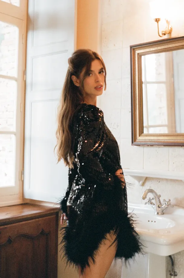 LOVE LOLINA Charly Sequin Dress - Image 4