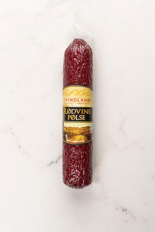 Rødvinspølse 280 g Svindland