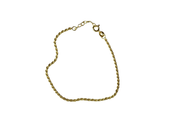 Armbånd - Cordel forgylt 925