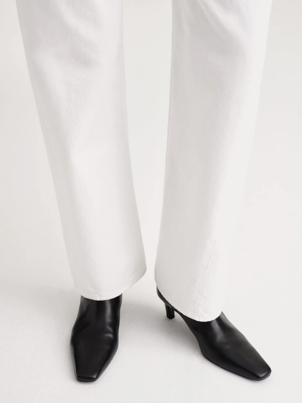 The Mid Heel Leather Boot - Image 2