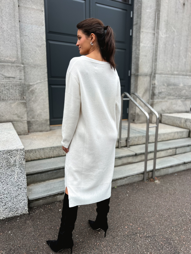 Sand Knit Dress - White  - Image 2