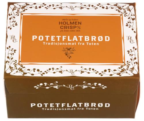 Potetflatbrød 210g Holmen Crisp