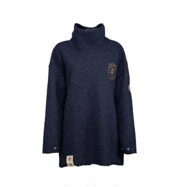 Nini Navy Fleece Genser | Nini Navy Fleece Genser fra CAYA