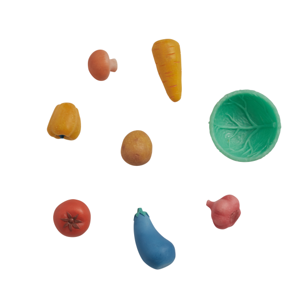 Tubbles Sensory Stones - Vibrant Veggies - Image 2