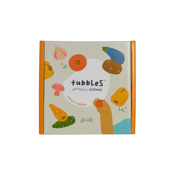 Tubbles Sensory Stones - Vibrant Veggies - Image 3