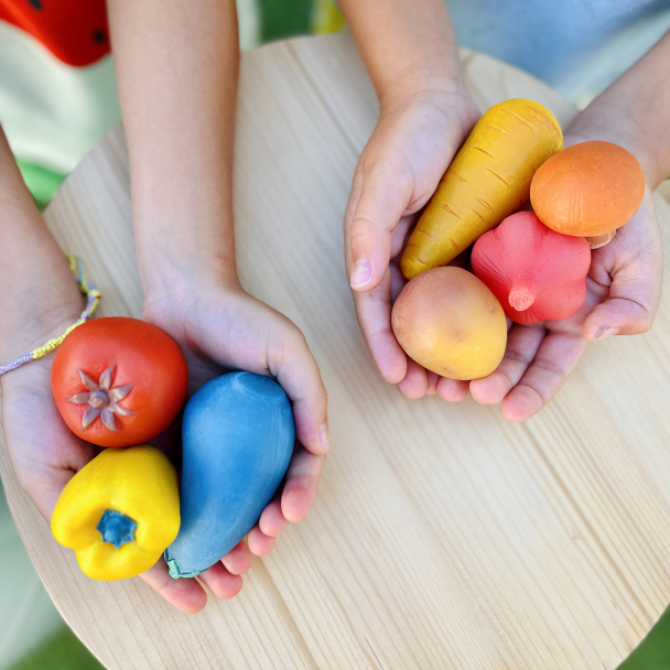 Tubbles Sensory Stones - Vibrant Veggies - Image 5