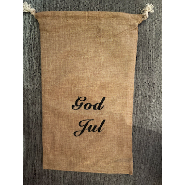 Gavepose av  JUT god jul-trykk 23x33cm