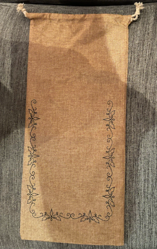 Gavepose av  JUT m/ sesonguavhengig trykk 26x60 cm