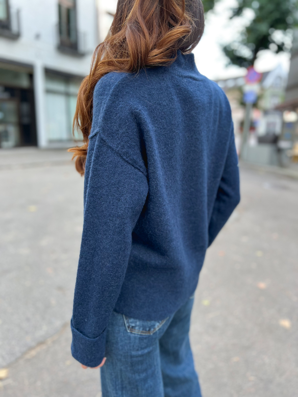 Prima Knit Pullover - Dress Blue - Image 4