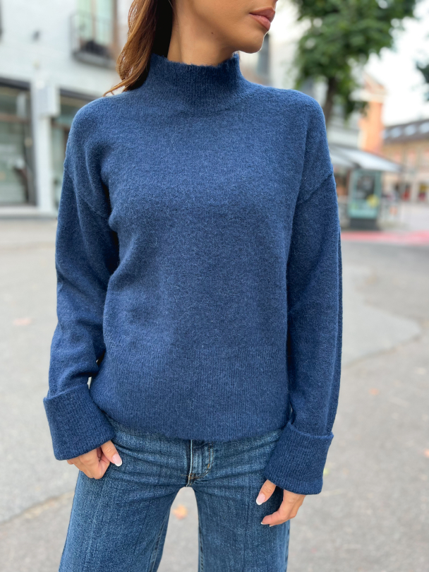 Prima Knit Pullover - Dress Blue - Image 1